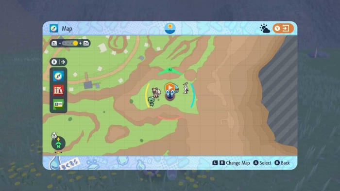 Terrakion SV Map